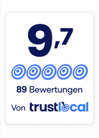 TrustLocal Bewertung: 9,7 von 10, basierend auf 89 Bewertungen
